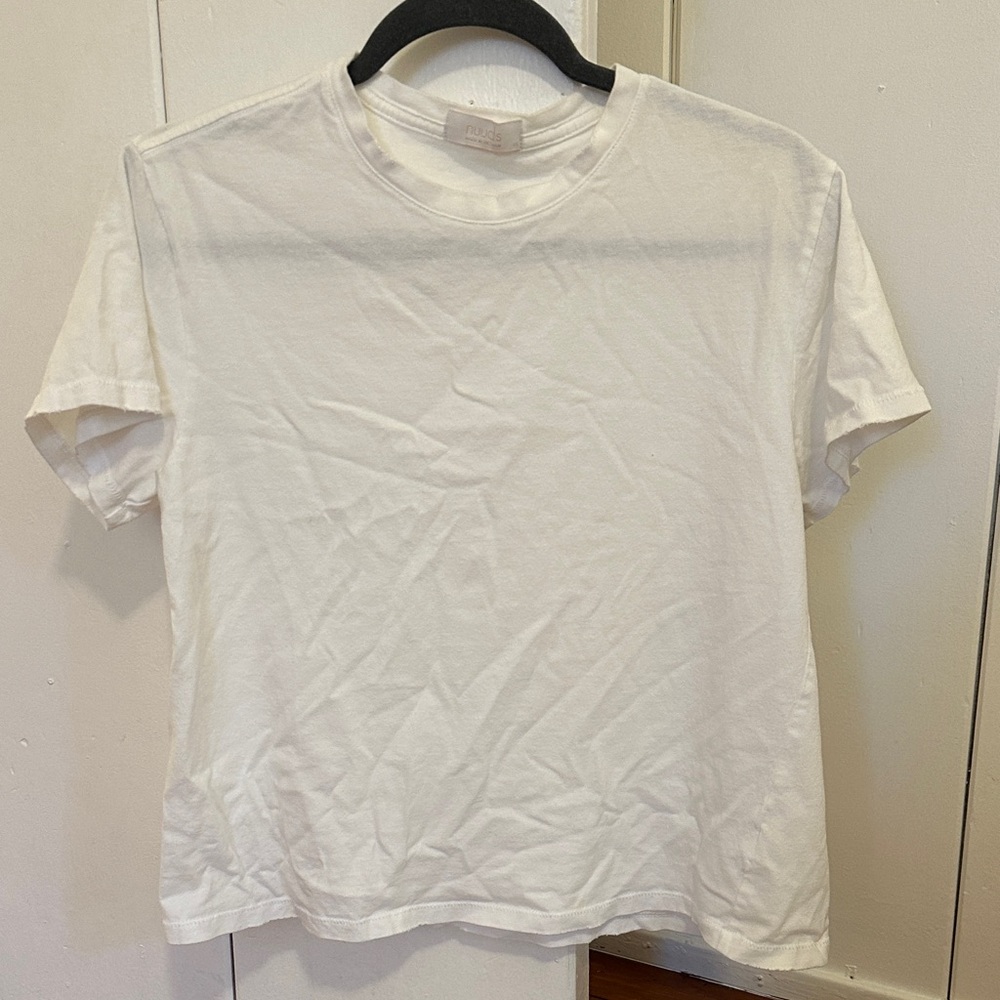 Nuuds everyday white tee XS